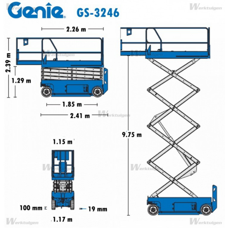 Schaarlift 12m